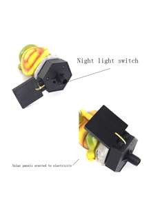 1 pieza Decoración artesanal de polirresina, estatua de jardín con diseño de tortuga linda, mejor regalo - Multicolor - Ver 4