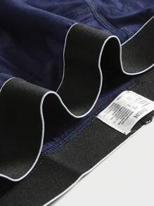 男士5入組織帶腰帶平角內褲 - 彩色 - 查看 8