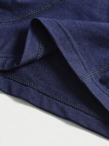 男士5入組織帶腰帶平角內褲 - 彩色 - 查看 11