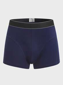 男士5入組織帶腰帶平角內褲 - 彩色 - 查看 15