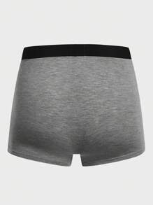 男士5入組織帶腰帶平角內褲 - 彩色 - 查看 17