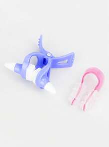 2pcs Nose Adjuster Clip Magic Nose Shaper Clip Nose Lifting Shaper Shaping Bridge Nose Straightener Silicone Nose Slimmer No Painful Hurt Beauty Tools - Multicolor - View 3