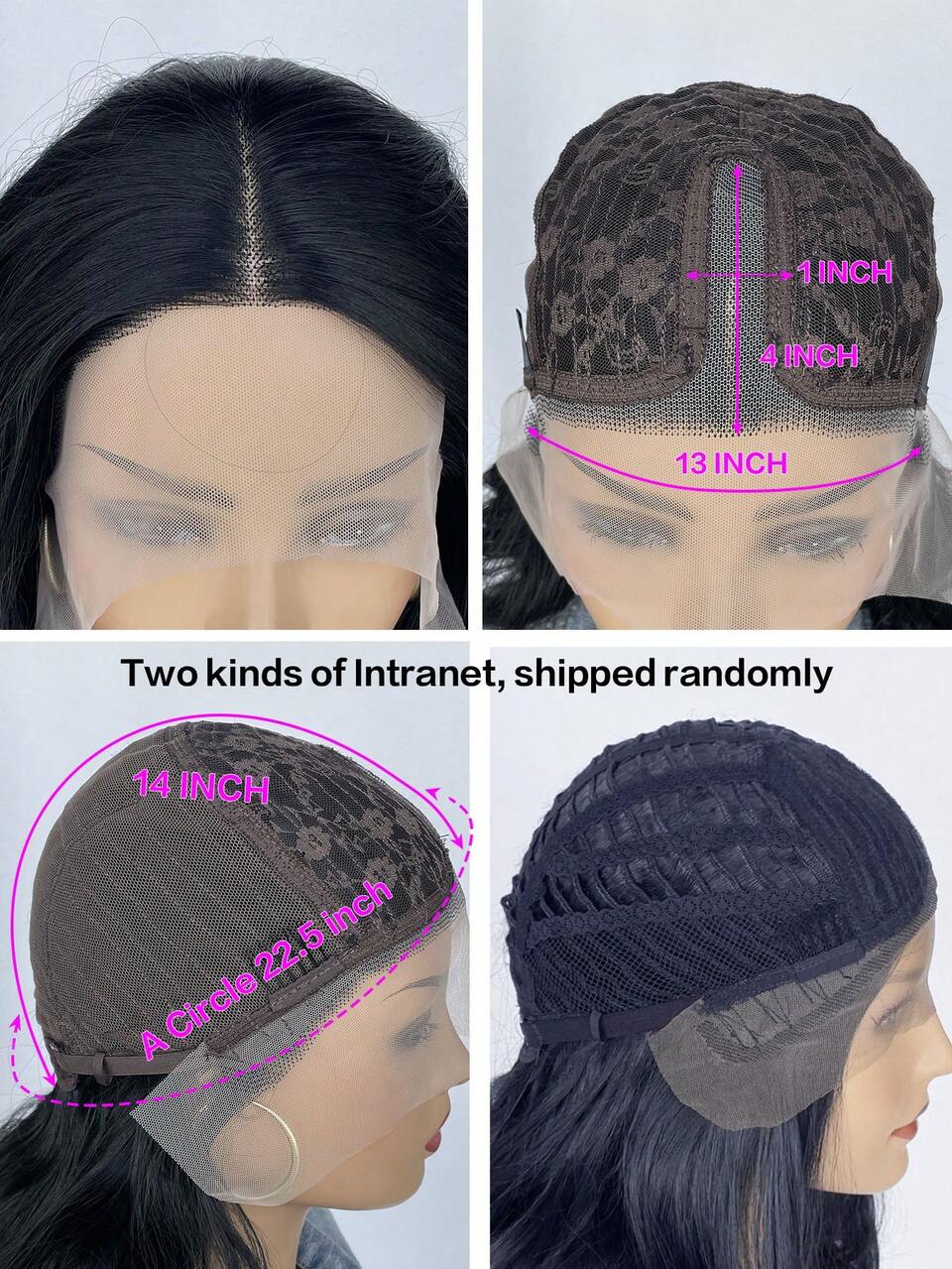 13*4*1 T-Part Lace Medium Body Wave Synthetic Wig