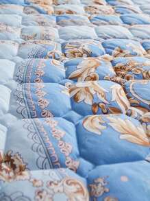 1入組花卉圖案床裙現代家居布藝床裙 - 彩色 - 查看 3