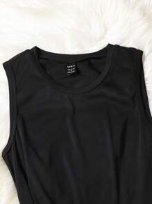 Ombre Print Belted Dress - Multicolor - View 3