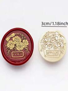 1pc Random Rose Sealing Wax Stamp - Multicolor - View 3