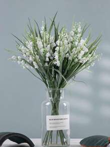 3 ramas Flor artificial - Blanco - Ver 1