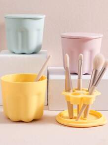1 pièce Boîte de rangement pour maquillage multi-compartiments en PP, pour vacances à la plage, collection de salles de bain, collection de chambre à coucher, grande capacité
