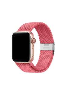 Dây đeo bện tương thích với Apple Watch Band 38mm 40mm 41mm 42mm 44mm 45mm 49mm, Dây đeo cổ tay thể thao mềm bằng nylon tương thích với Apple Watch Strap Series Ultra 2/1 9 8 7 6 SE 5 4 3 dành cho nam nữ, Khóa thép không gỉ, 22mm/20mm Dây đeo bện tương thích với Samsung Galaxy Watch 6/5/4 40mm 44mm/Galaxy Watch 6/4 Classic 47mm 43mm 46mm 42mm/Watch 5 Pro 45mm/3 41mm 45mm/Active 2/Gear S3 Classic Frontier, Dây đeo vòng nylon co giãn đa năng 18mm20mm22mm tương thích với Watch/Garmin Watch/Amazift Smartwatch, Vòng đeo tay thay thế đàn hồi có thể điều chỉnh cho Fitbit Versa 2/Versa3/Versa4 Band Wristband - Hồng - Xem 1