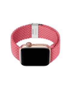 Dây đeo bện tương thích với Apple Watch Band 38mm 40mm 41mm 42mm 44mm 45mm 49mm, Dây đeo cổ tay thể thao mềm bằng nylon tương thích với Apple Watch Strap Series Ultra 2/1 9 8 7 6 SE 5 4 3 dành cho nam nữ, Khóa thép không gỉ, 22mm/20mm Dây đeo bện tương thích với Samsung Galaxy Watch 6/5/4 40mm 44mm/Galaxy Watch 6/4 Classic 47mm 43mm 46mm 42mm/Watch 5 Pro 45mm/3 41mm 45mm/Active 2/Gear S3 Classic Frontier, Dây đeo vòng nylon co giãn đa năng 18mm20mm22mm tương thích với Watch/Garmin Watch/Amazift Smartwatch, Vòng đeo tay thay thế đàn hồi có thể điều chỉnh cho Fitbit Versa 2/Versa3/Versa4 Band Wristband - Hồng - Xem 2