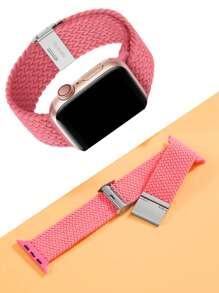 Dây đeo bện tương thích với Apple Watch Band 38mm 40mm 41mm 42mm 44mm 45mm 49mm, Dây đeo cổ tay thể thao mềm bằng nylon tương thích với Apple Watch Strap Series Ultra 2/1 9 8 7 6 SE 5 4 3 dành cho nam nữ, Khóa thép không gỉ, 22mm/20mm Dây đeo bện tương thích với Samsung Galaxy Watch 6/5/4 40mm 44mm/Galaxy Watch 6/4 Classic 47mm 43mm 46mm 42mm/Watch 5 Pro 45mm/3 41mm 45mm/Active 2/Gear S3 Classic Frontier, Dây đeo vòng nylon co giãn đa năng 18mm20mm22mm tương thích với Watch/Garmin Watch/Amazift Smartwatch, Vòng đeo tay thay thế đàn hồi có thể điều chỉnh cho Fitbit Versa 2/Versa3/Versa4 Band Wristband - Hồng - Xem 3