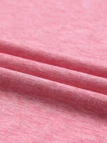 CILKOO Áo tank top cổ yếm trơn màu, kiểu dáng thường ngày, đa năng dành cho nữ. - Hồng - Xem 6