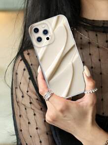 White Tpu Phone Case Painted With Tpu Pigments Compatible With iPhone - Multicolor - View 3