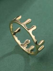 王冠設計銀戒指