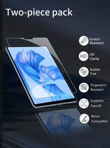 1pc Tablet HD Screen Protection Tempered Film Gift For Birthday, Family, Friends Pad Screen Protector, Pad Accessories