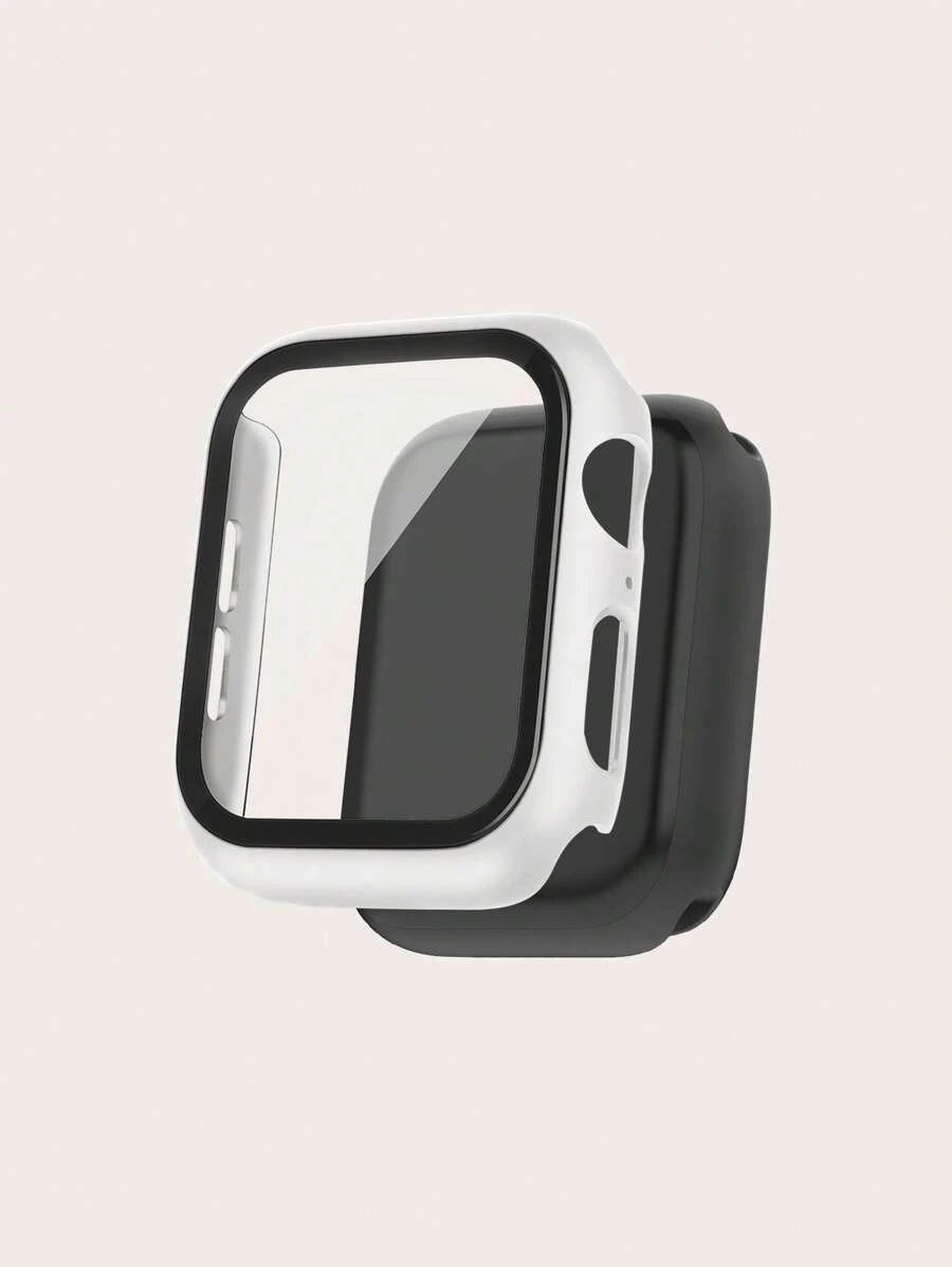 Bảo vệ màn hình 2 trong 1 & Vỏ chống nước chống rơi Tương thích với Apple Watch - trắng - Xem 1