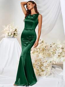 MUXXN 垂領及地正式洋裝