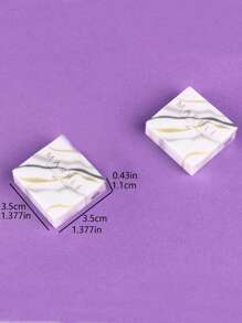 2 cục tẩy hoa văn bằng đá cẩm thạch, cục tẩy cầm tay sáng tạo cho văn phòng, trường học, sinh viên - Nhiều màu - Xem 3