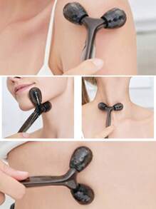 1 con lăn massage mặt - màu đen - Xem 4