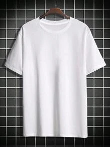 Manfinity Men Letter Graphic Tee - White - View 2