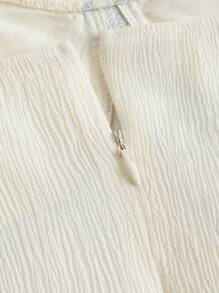 SHEIN MOD Figure & Floral Print Bustier Cami Dress - Beige - View 4