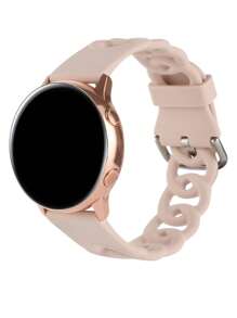 1 pièce Bracelet de montre intelligente à trou de beignet compatible avec Samsung 20mm 22mm