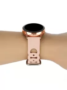 1 pièce Bracelet de montre intelligente à trou de beignet compatible avec Samsung 20mm 22mm