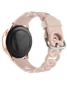 1 pièce Bracelet de montre intelligente à trou de beignet compatible avec Samsung 20mm 22mm