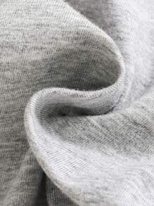 SHEIN Baby Boy Slogan Graphic Tee - Light Grey - View 6