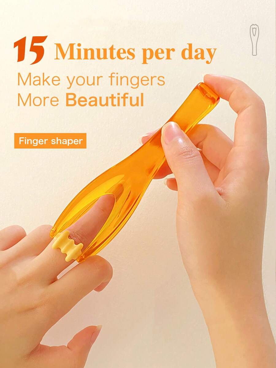 1入組黃色手指模套,現代手指聯合按摩器 - 黃色 - 查看 1