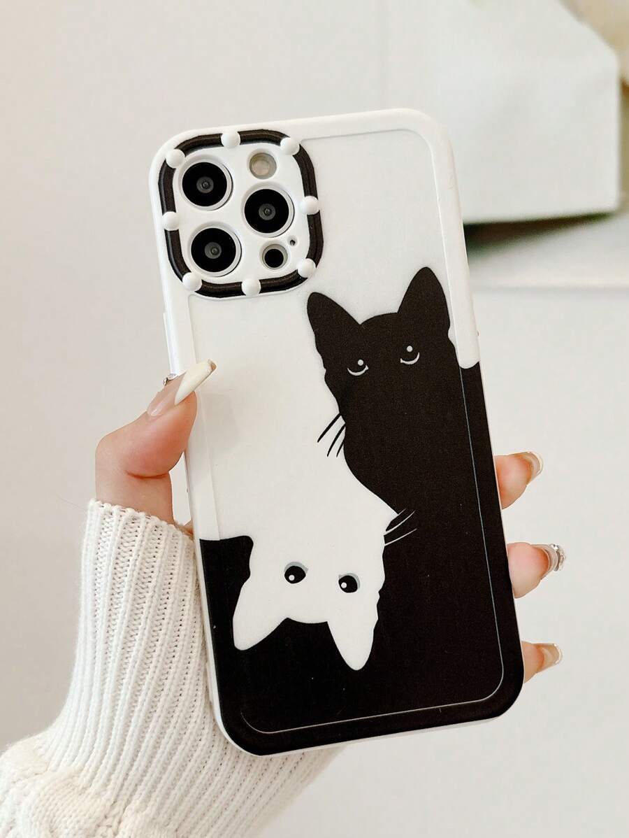 Etui na telefon z nadrukiem kota - Wielokolorowe - Zobacz 1