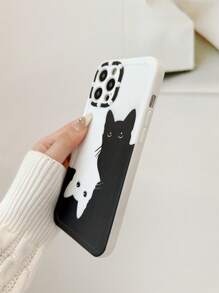 Etui na telefon z nadrukiem kota - Wielokolorowe - Zobacz 2