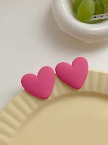 心耳釘 - 玫紅色 - 查看 2