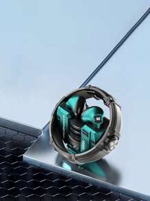 Earbud Gaming Nirkabel Desain Roda - Hijau - View 4