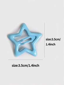 Street 20 chiếc Kẹp Chụp Hình Ngôi Sao Nữ Cho Cuộc Sống Hàng Ngày - Nhiều màu - Xem 3