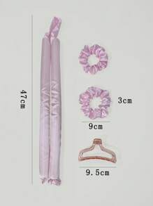 4 piezas Rulos Set herramienta - Rosa - Ver 4