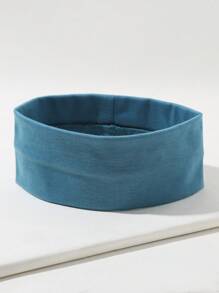 5入組女士素色休閒髮帶適合日常生活 - 彩色 - 查看 4