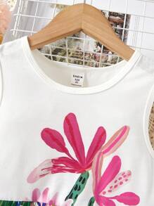 SHEIN Đầm Gái Hoa Boho - Nhiều màu - Xem 3