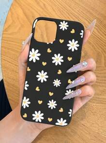 Daisy Pattern Phone Case - Multicolor - View 2