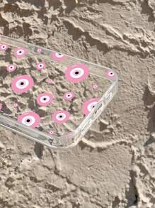 1 Stück buntes, bedrucktes Augen-Muster Soft-Silikon Handyhülle kompatibel mit iPhone/kompatibel mit Samsung, internationale Version, nicht die Inlandsversion - Verschiedenfarbig - Übersicht 3