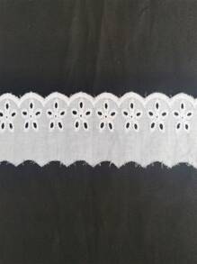 2m Hollow Out Lace Trim, Embellishment For Holy Month, Wedding, Mother's Day, Accessories, Dolls, Bridal Outfits, Diy Craft Projects, Home Decoration, Dress Extension, Curtains, Pillows, Aprons, Sewing Diy, Etc.