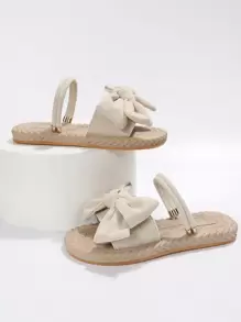 女士蝴蝶结人字拖凉鞋，厚底百搭，夏季时尚，仙女风，可搭配连衣裙