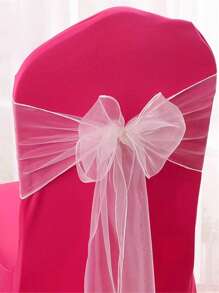 10入組象牙色綢緞蝴蝶結椅背帶,寬18cm,長275cm,可diy成蝴蝶形,用於玻璃綢緞椅背帶、假日派對裝飾、綢緞天花板、樓梯裝飾、花卉背景牆、戶外帳篷裝飾、婚禮裝飾、畢業典禮裝飾、開幕式背景裝飾、互動派對氛圍裝飾、帶有絲帶的禮品包裝裝飾 - 米色 - 查看 2