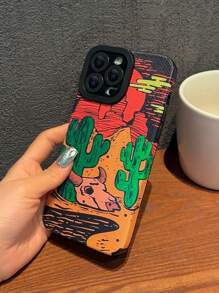 Coque de téléphone portable cactus motif - Multicolore - Voir 2