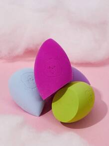 SHEIN X Care Bears 4pcs/Set Makeup Sponge Set,Cheer Bear, Grumpy Bear,Good Luck Bear,Share Bear - Multicolor - View 9