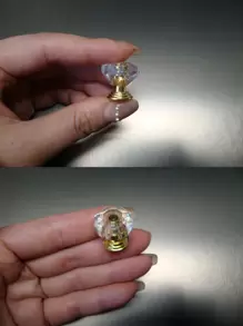 10 Pièces Mini Poignées De Tirage De Porte Acrylique Pour Boîte À Bijoux, Boutons De Tiroir De Commode En Cristal Transparent (1,8 Cm, Pas Adapté Pour Les Armoires)