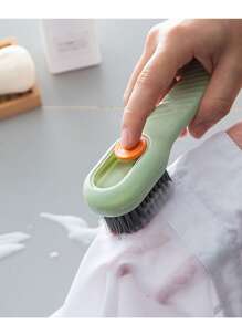 1入組TPR橡膠鞋清潔多功能液體填充鞋刷 - 綠色 - 查看 4