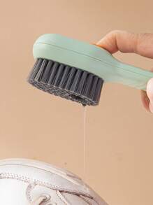 1入組TPR橡膠鞋清潔多功能液體填充鞋刷 - 綠色 - 查看 5