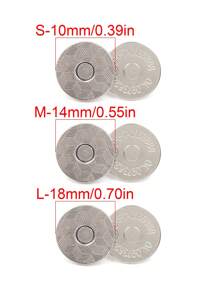 12入組/套混合顏色DIY工藝品磁性按扣搭扣用於DIY磁性搭扣搭扣 - 彩色 - 查看 2