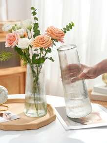 مزهرية زجاج زهرة مبسط شفاف الى منزل قطعة واحدة - شفاف - مشاهدة 4